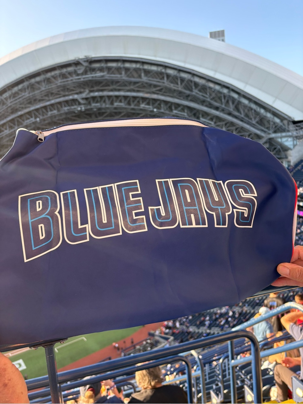 Blue Jay Duffle Bag with Red Strap Accents Giveaway 50th Anniversary - Picture 6 of 7